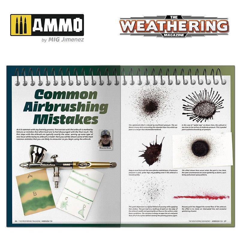 Ammo by MIG - Book - The Weathering Magazine 36 – Airbrush 1.0 (Preorder) - Good Games