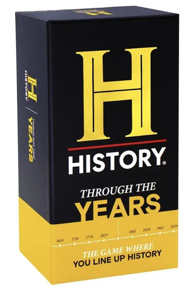 History Channel THROUGH THE YEARS The Game Where You Line Up History (Preorder) - Good Games