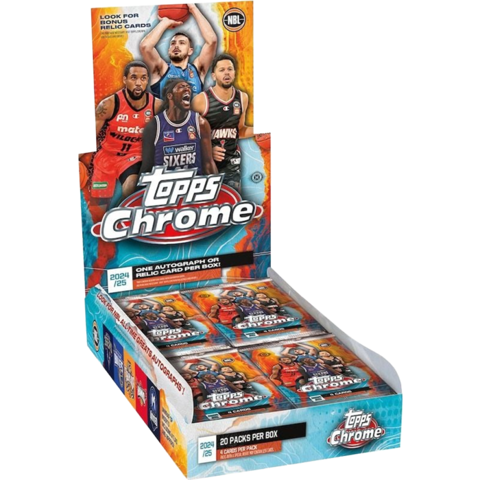 2024/25 Topps Chrome NBL Basketball Hobby Booster Box