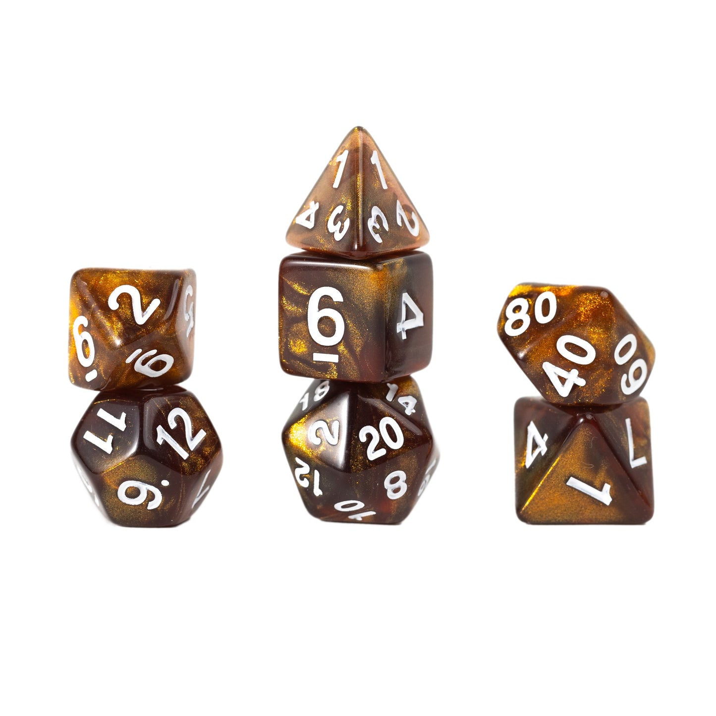 Sirius Dice - Treasure Series - Topaz Dice Set 7 - Good Games