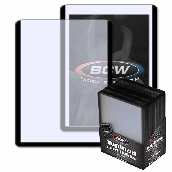 BCW Topload Card Holder Border Black - Good Games
