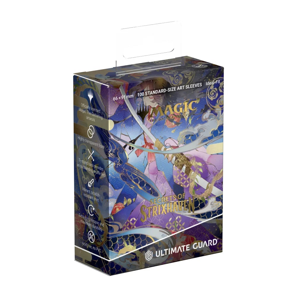 Ultimate Guard: Sleeves MTG: Secrets of Strixhaven Blue Mythic 1 Good Games Ultimate Guard: Sleeves MTG: Secrets of Strixhaven Blue Mythic 1 Good Games