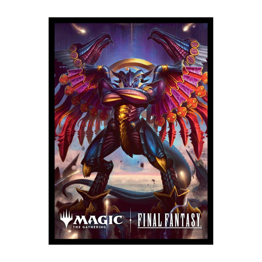 Magic the Gathering - Final Fantasy 100ct Deck Protector Sleeves - Bahamut - Good Games