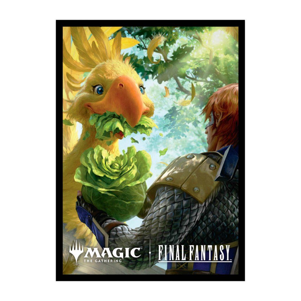 Magic the Gathering - Final Fantasy 100ct Deck Protector Sleeves - Gysahl Greens Chocobo - Good Games
