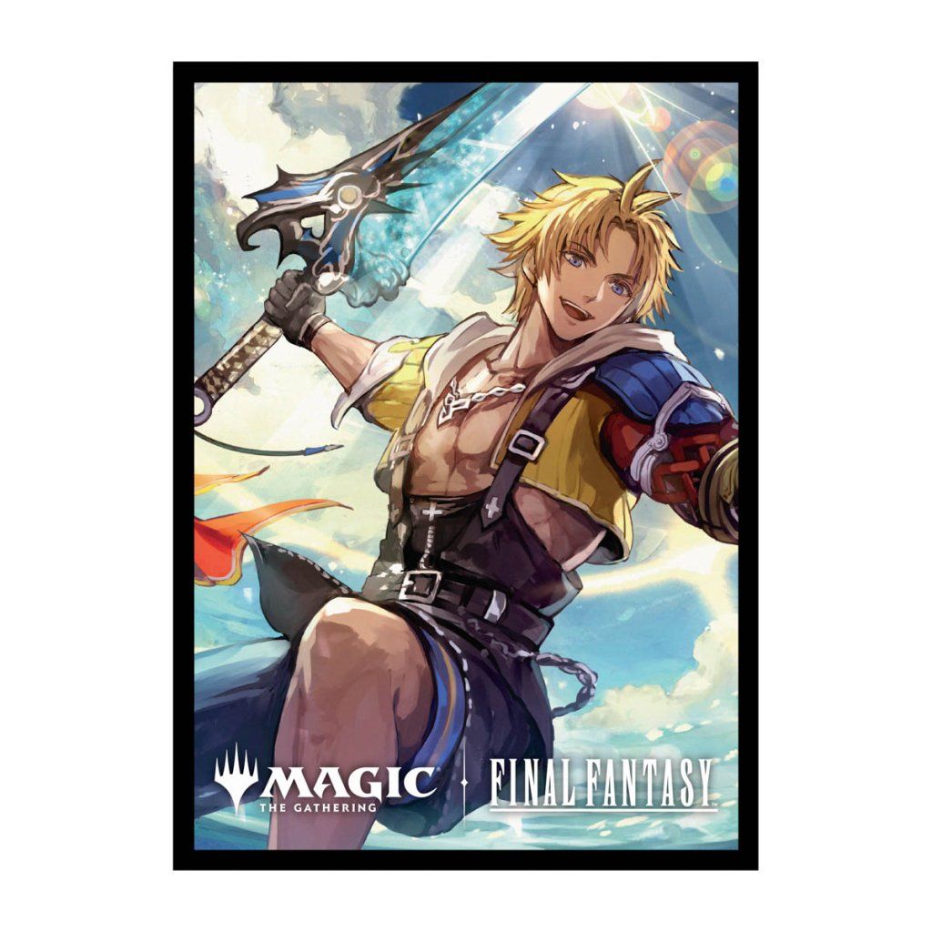 Magic the Gathering - Final Fantasy 100ct Deck Protector Sleeves - Tidus Yunas Guardian - Good Games
