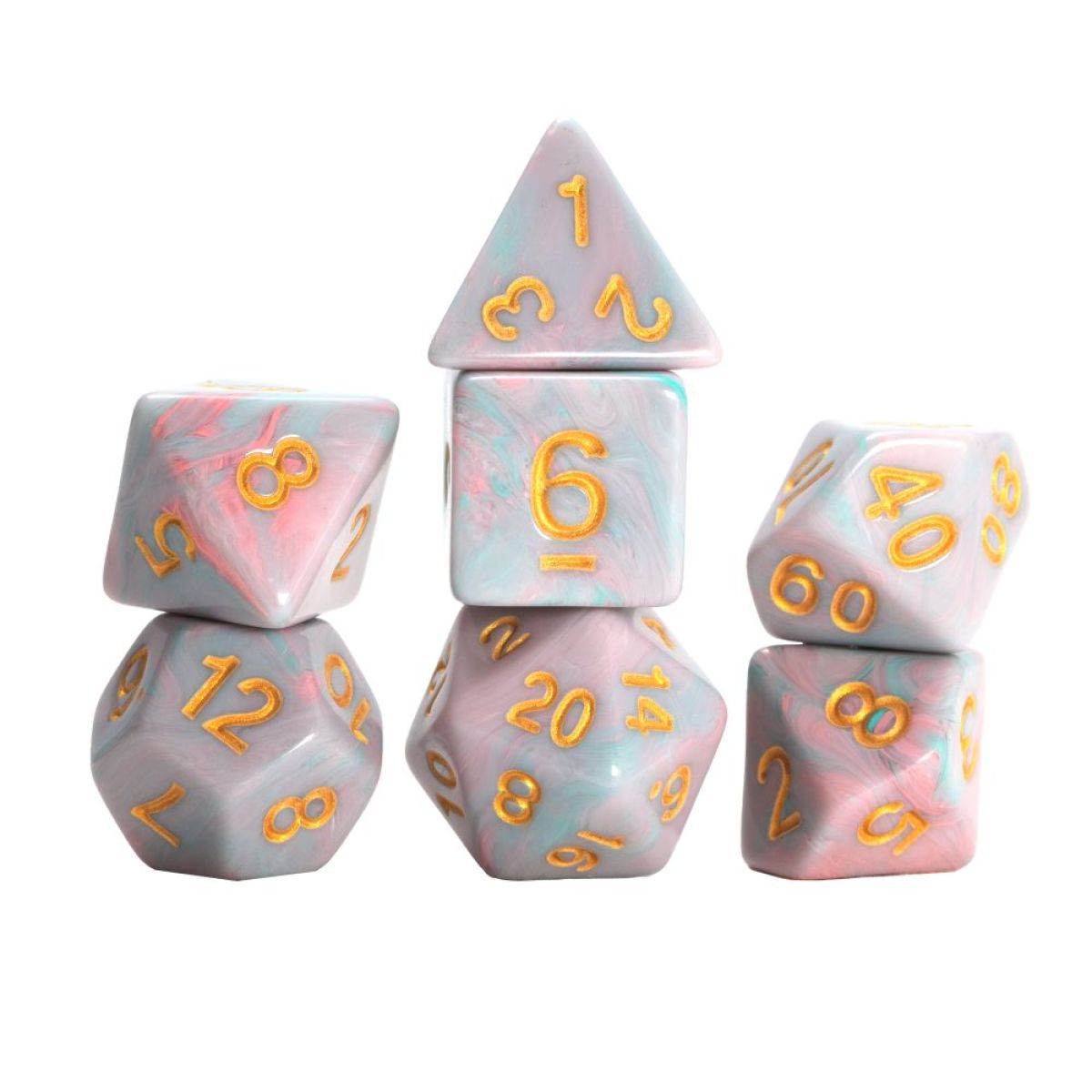 Dice Set - Pink Unicorn - Good Games