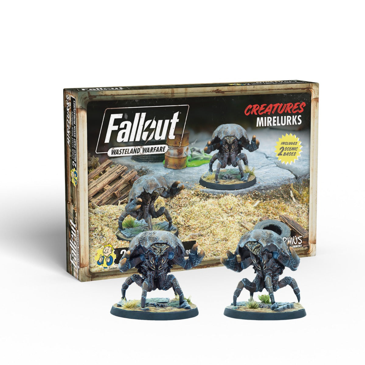 Fallout Wasteland Warfare - Creatures Mirelurks - Good Games