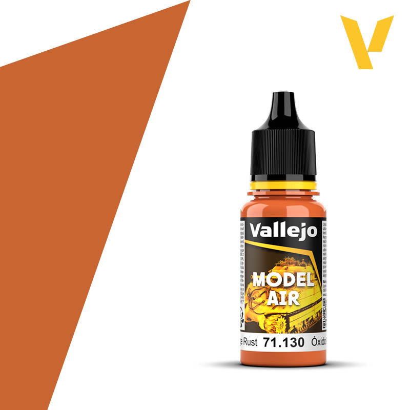 Vallejo Model Air Matt Acrylic Colours 18ml - Orange Rust - Good Games