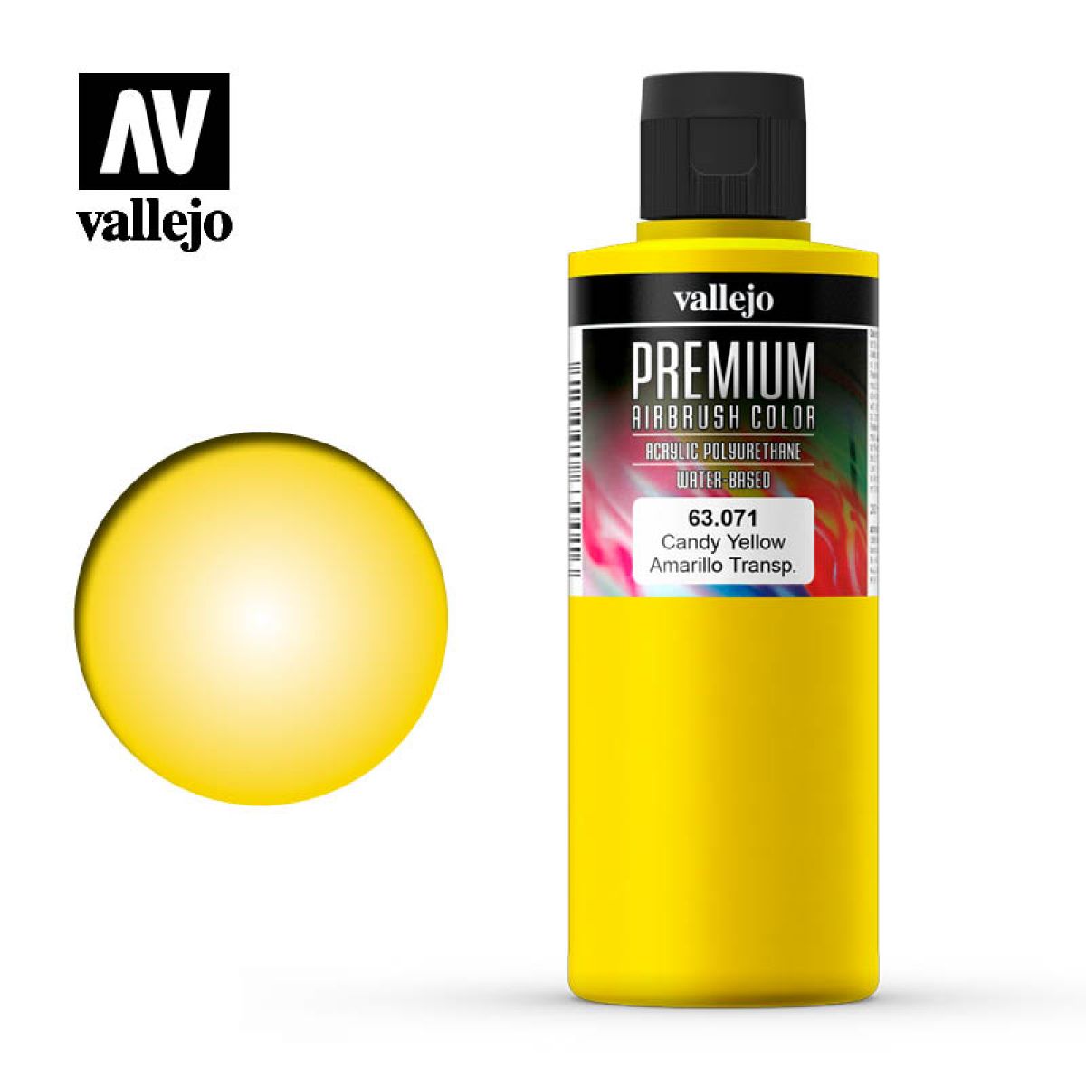 Vallejo - Premium Colour - Candy Yellow 200ml - Good Games