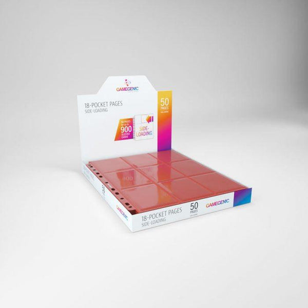 Gamegenic Sideloading 18 Pocket Pages Display Red - Good Games