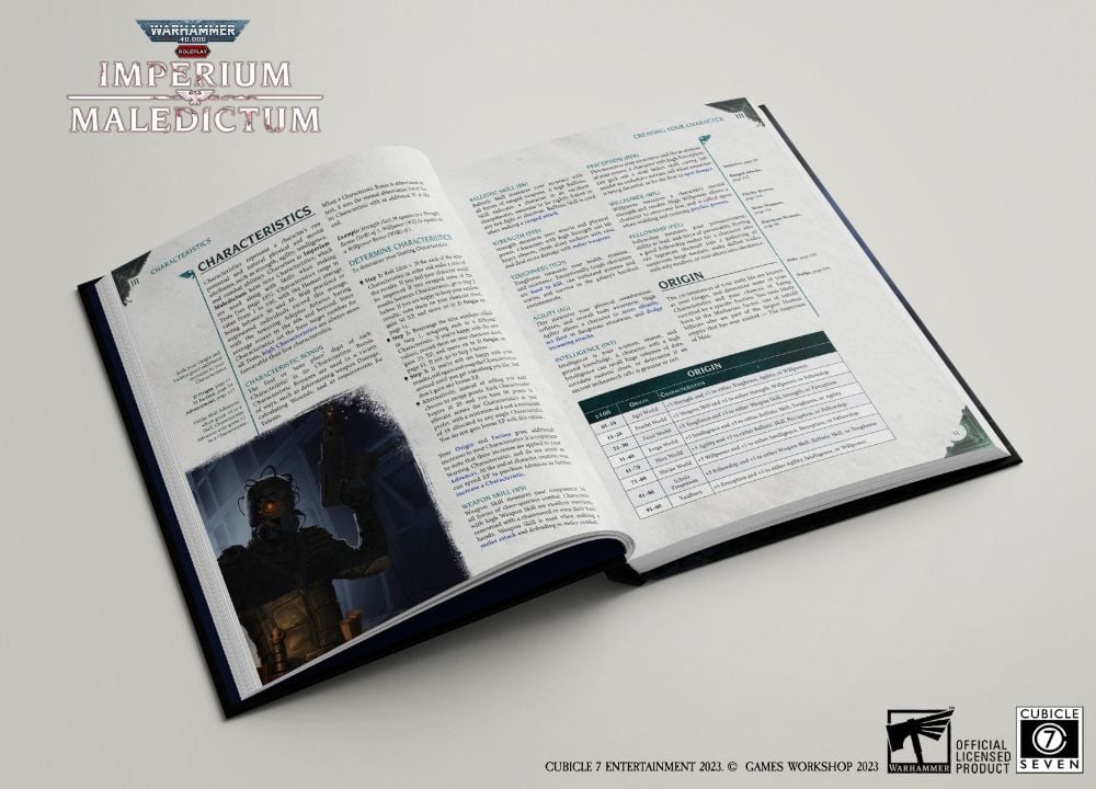 Warhammer 40k RPG Imperium Maledictum Core Rulebook Collectors Edition - Good Games