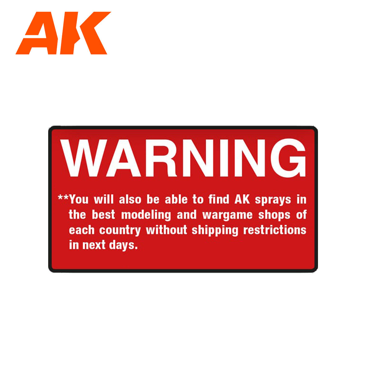 AK Interactive Aerosol Spray Fine Primer with Includes 2 Nozzles 400ml - Black - Good Games