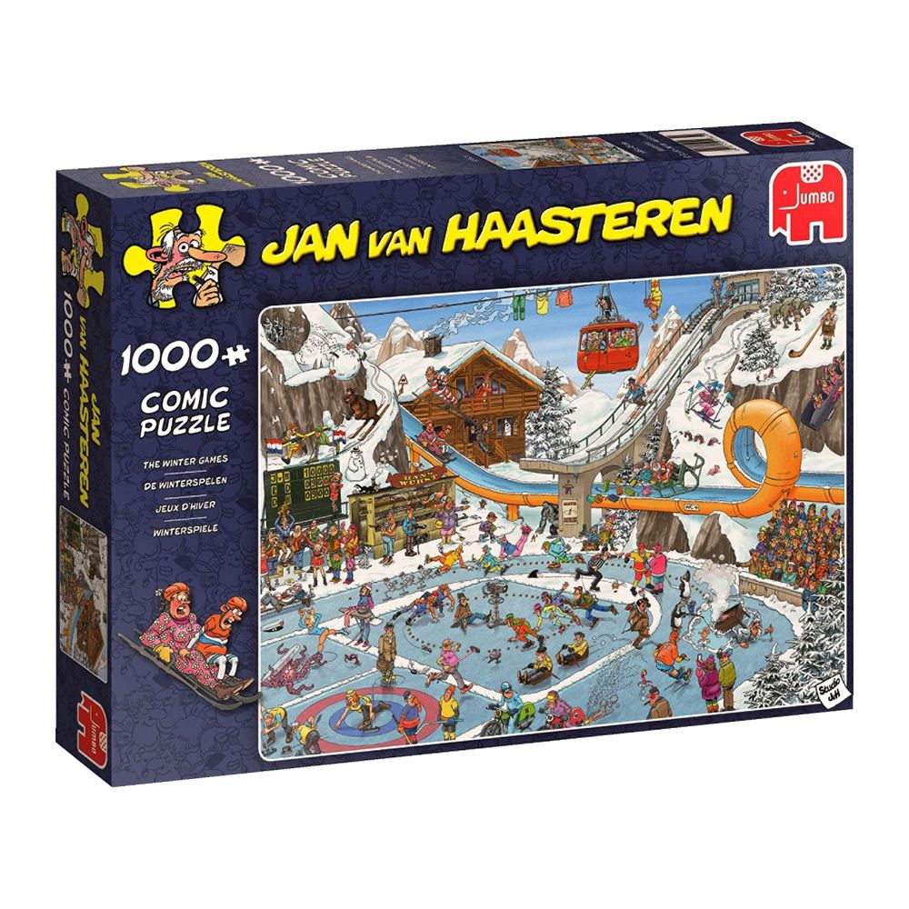 Jan Van Haasteren - Winter Games 1000 Piece Jigsaw - Good Games