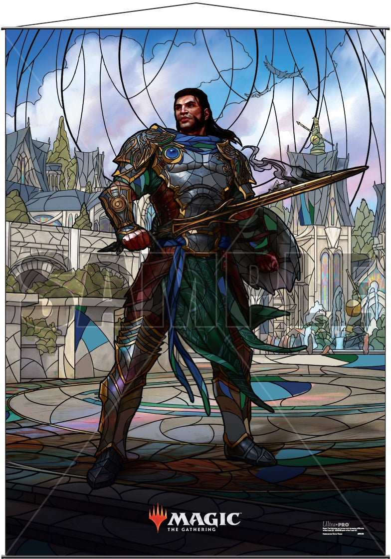 Magic: The Gathering - Wall Scroll - Stained Glass - Gideon - Good Games