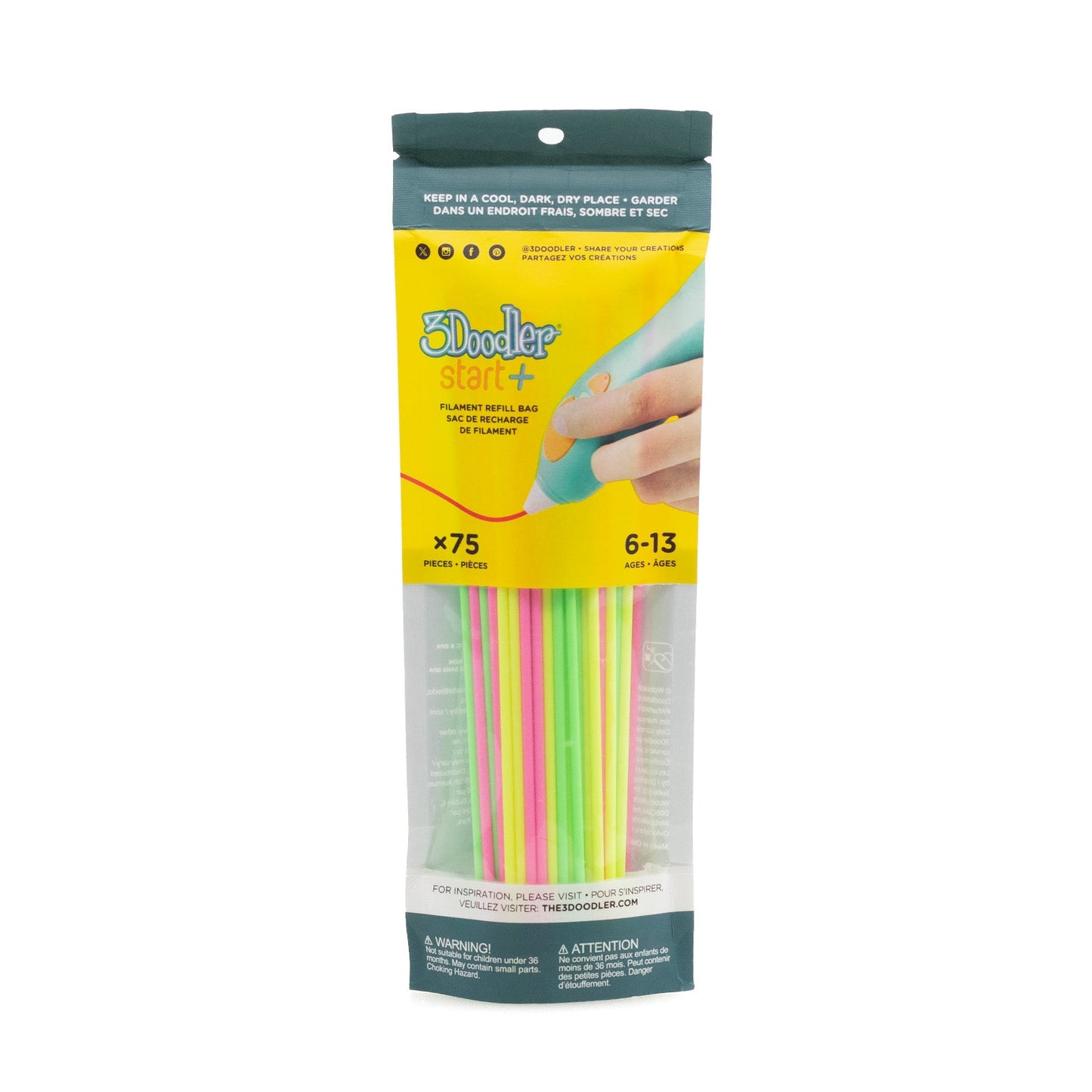 3Doodler - Start+ Neon Glow (75 strands)
