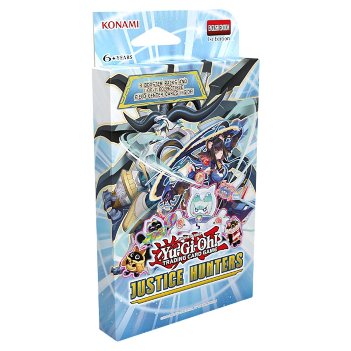 yugioh justice hunters booster box Yu Gi Oh Justice Hunters 3 Pack Tuckbox – Good Games