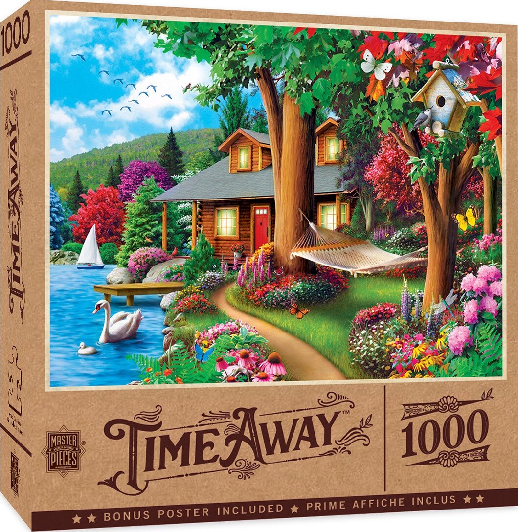 MasterPieces - Time Away Around the Lake 1000 Piece Jigsaw - Good Games