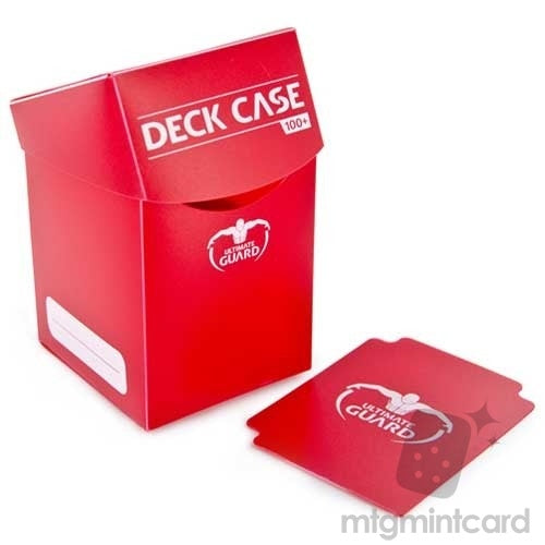 Ultimate Guard - Deck Case 100+ Standard Size Red - Good Games