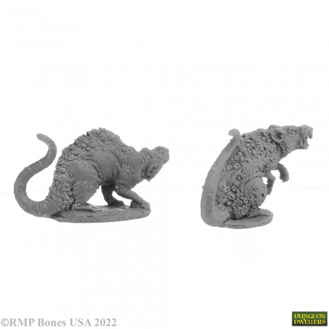 Reaper: Dungeon Dwellers: Barrow Rats (2) (77198) (plastic) - Good Games