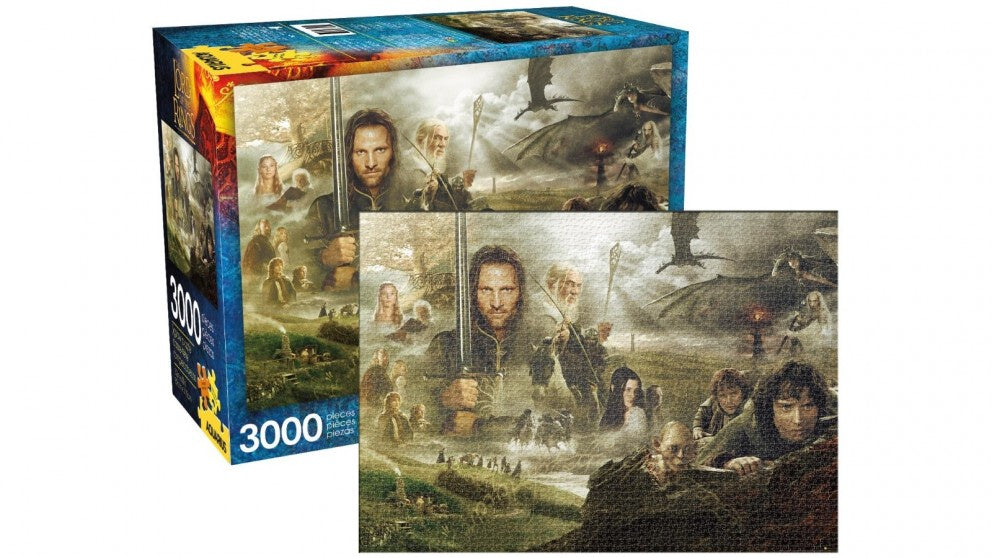 Aquarius - Lord of the Rings - Saga 3000 Piece Jigsaw - Good Games