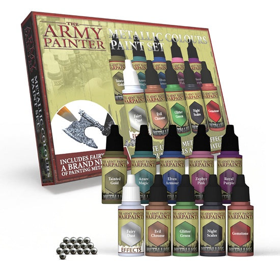 Army Painter Warpaints - Metallic Colours Paint Set - Good Games