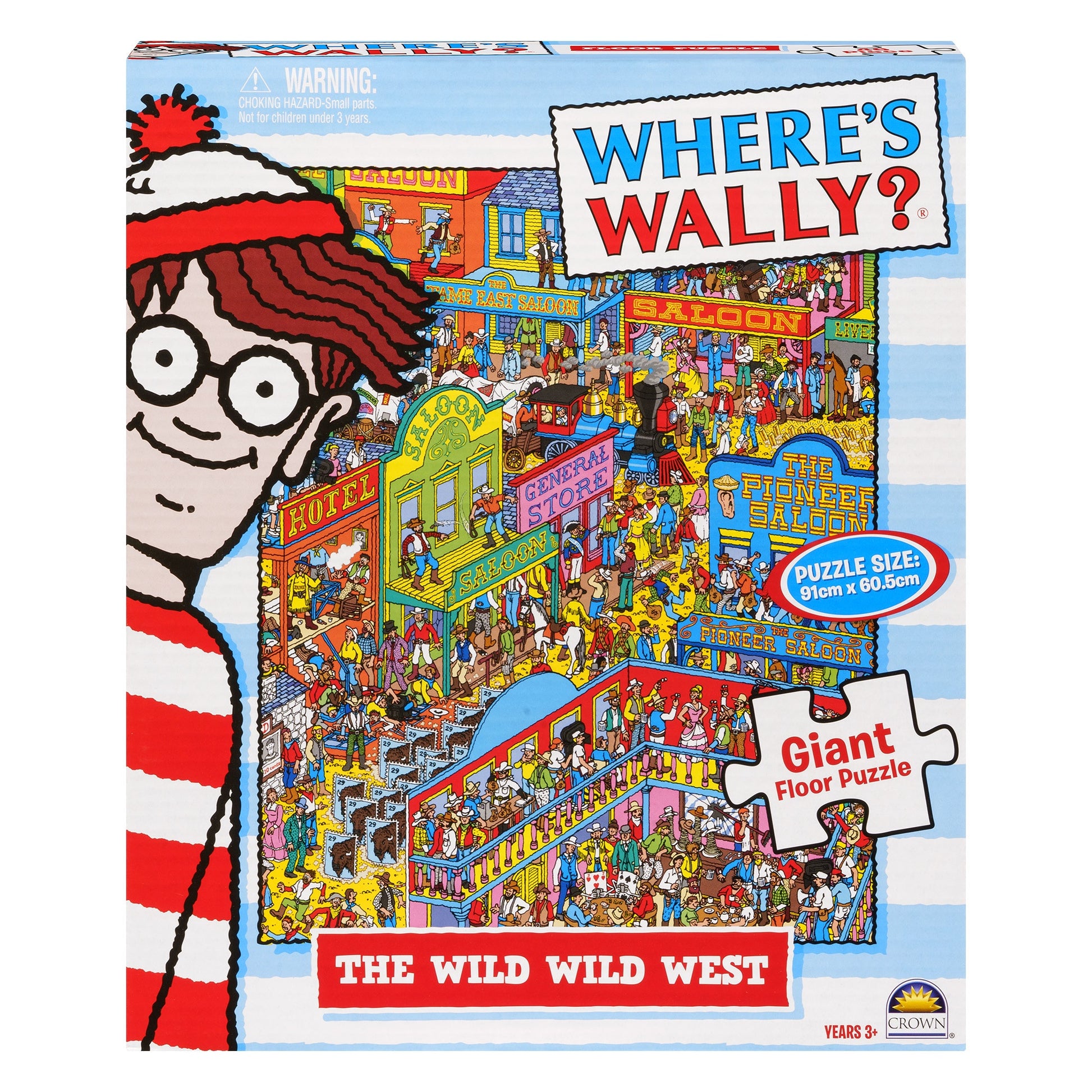 Wheres Wally Floor Puzzle The Wild Wild West 46PC - Good Games