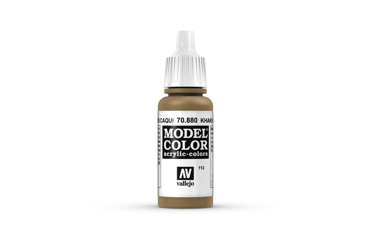 Vallejo Model Colour - Khaki Grey 17ml Acrylic Paint (AV70880) - Good Games
