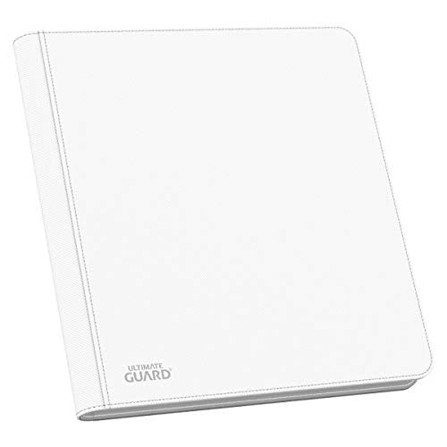 Ultimate Guard 12-Pocket Quadrow Zipfolio Xenoskin White - Good Games