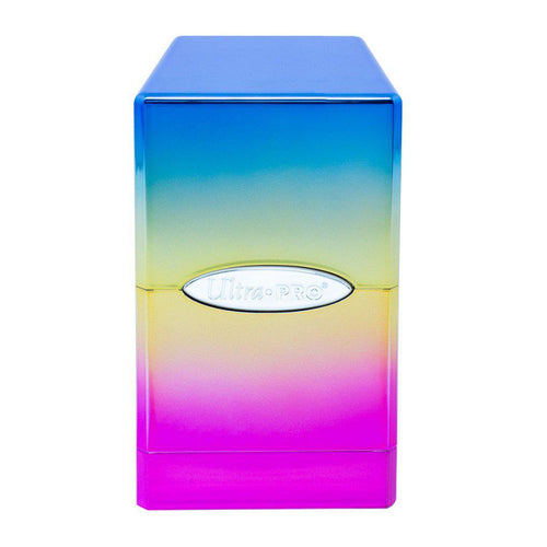 Ultra Pro - Deck Box Satin Tower Hi-Gloss - Rainbow - Good Games