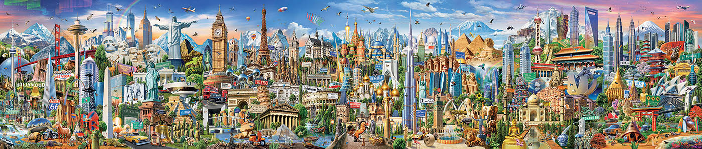 Educa - Around the World 42000 Piece Jigsaw - Good Games
