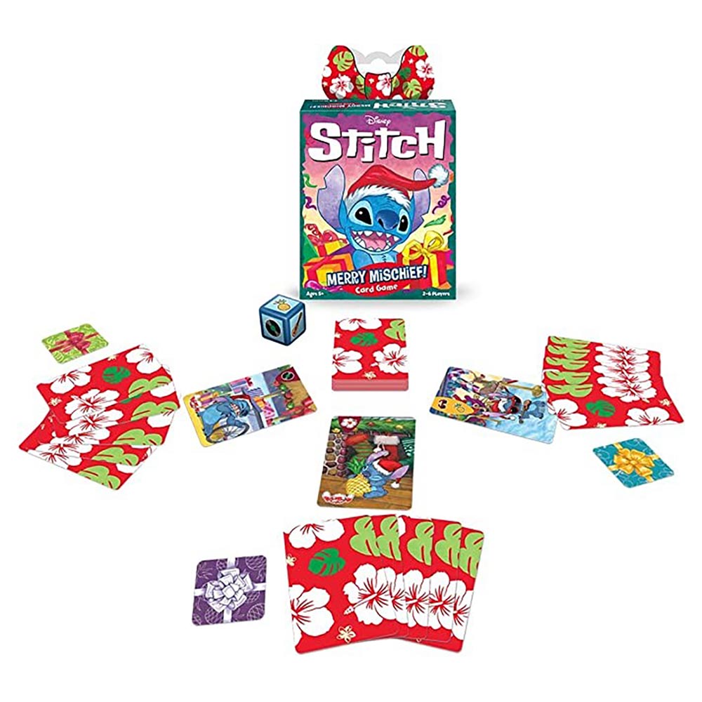 Lilo and Stitch - Merry Mischief Holiday Card Game - Good Games