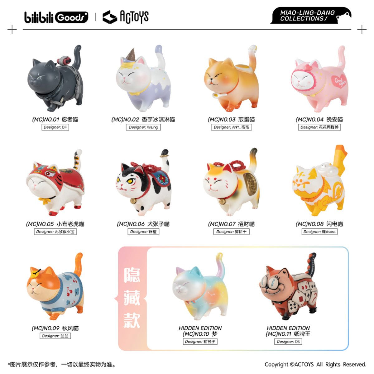 Blind Box - Meow - Miao Ling Dang Collections - Good Games