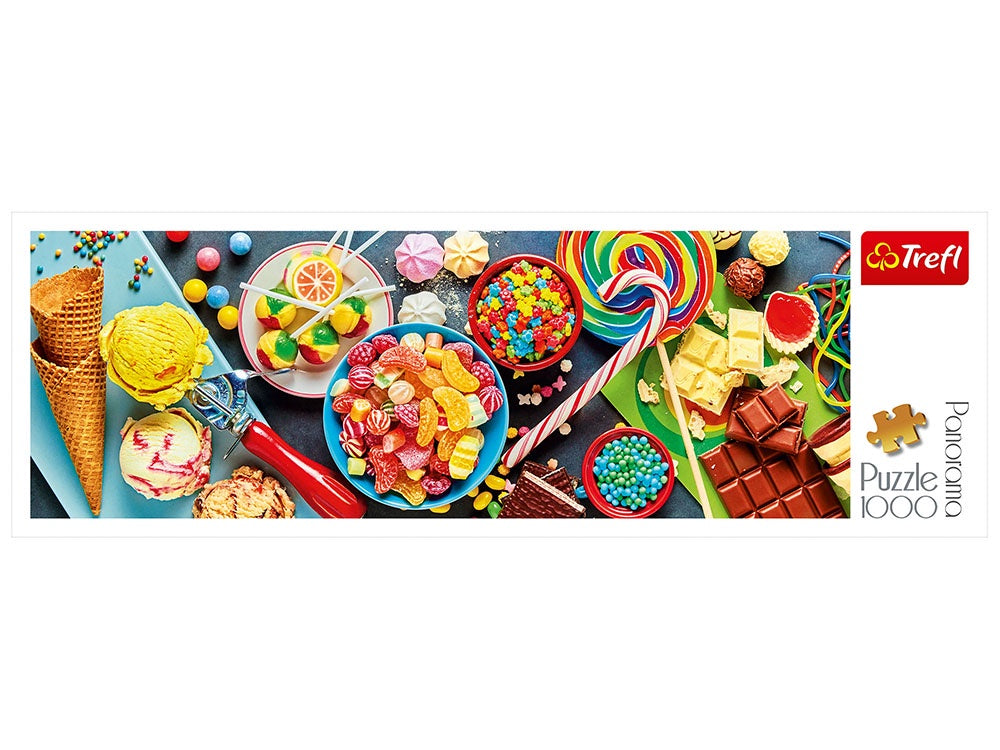 Trefl - Delights Panorama 1000 Piece Jigsaw - Good Games