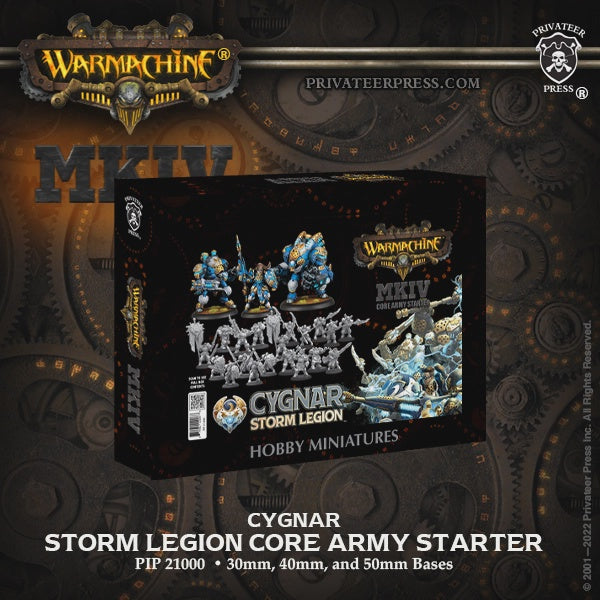 Warmachine: MKIV – Cygnar Storm Legion Core Army Starter - Good Games