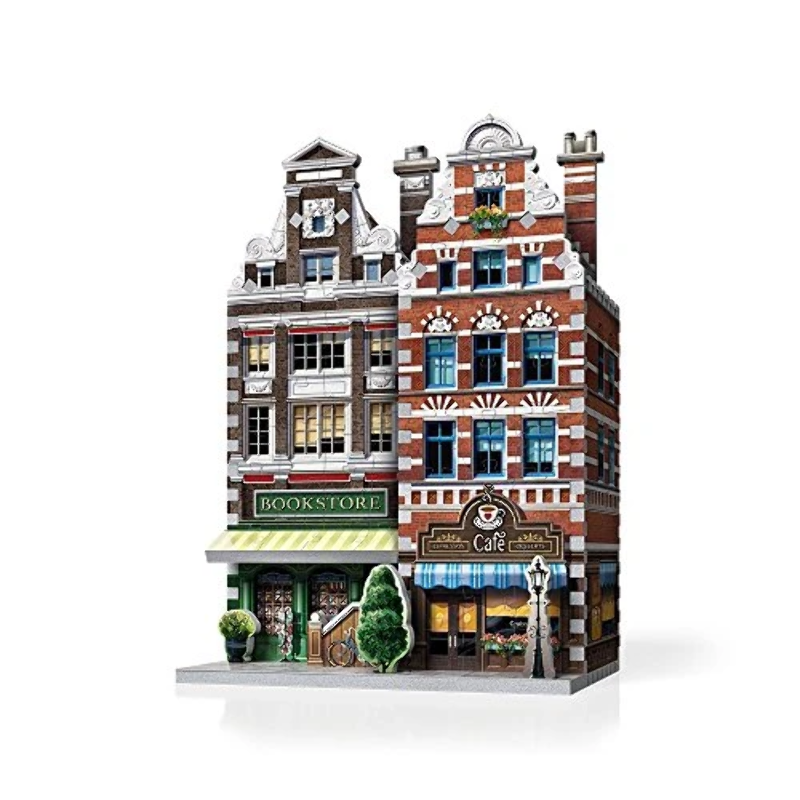 Wrebbit - Urbania - Cafe 285 Piece 3D Jigsaw - Good Games