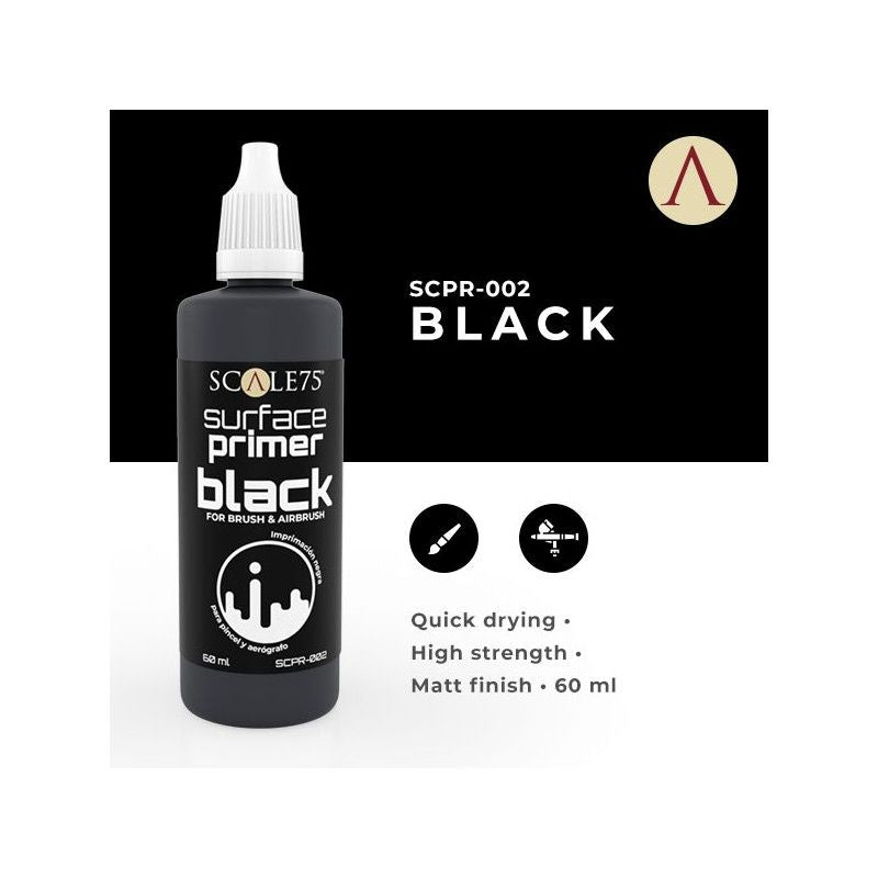 Scale 75 Primer Surface Black 60ml - Good Games