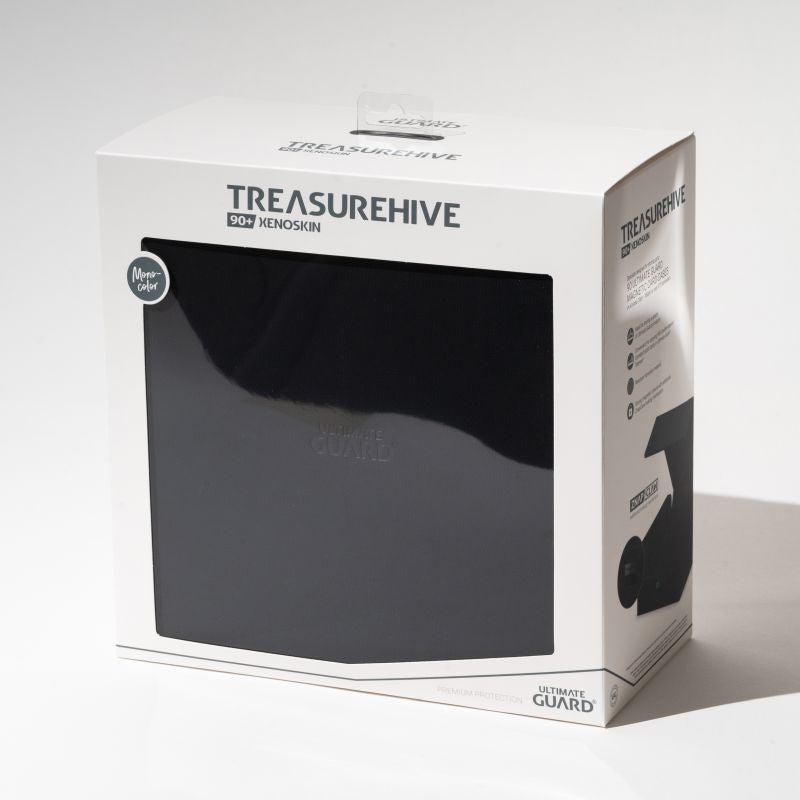 Ultimate Guard - TreasureHive 90+ XenoSkin Black Deck Box - Good Games