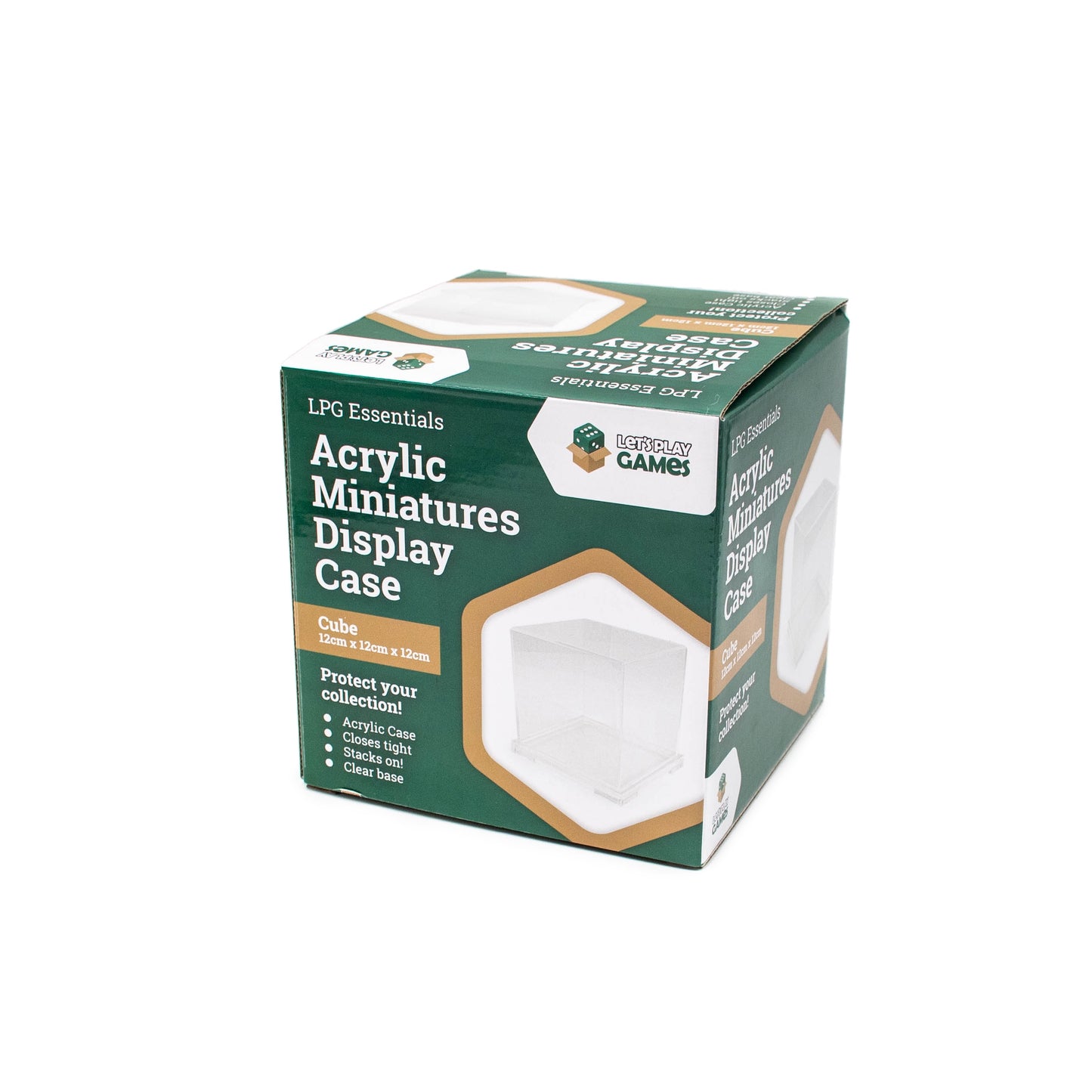 LPG Acrylic Miniatures Display Case Cube - Good Games