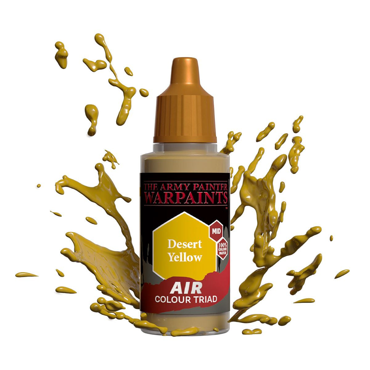 Army Painter Warpaints - Air Desert Yellow Acrylic Paint 18ml - Good Games