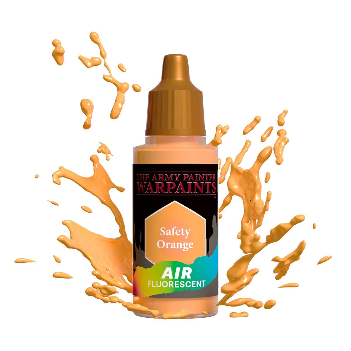 Army Painter Metallics - Air Safety Orange Fluo Acrylic Paint 18ml - Good Games