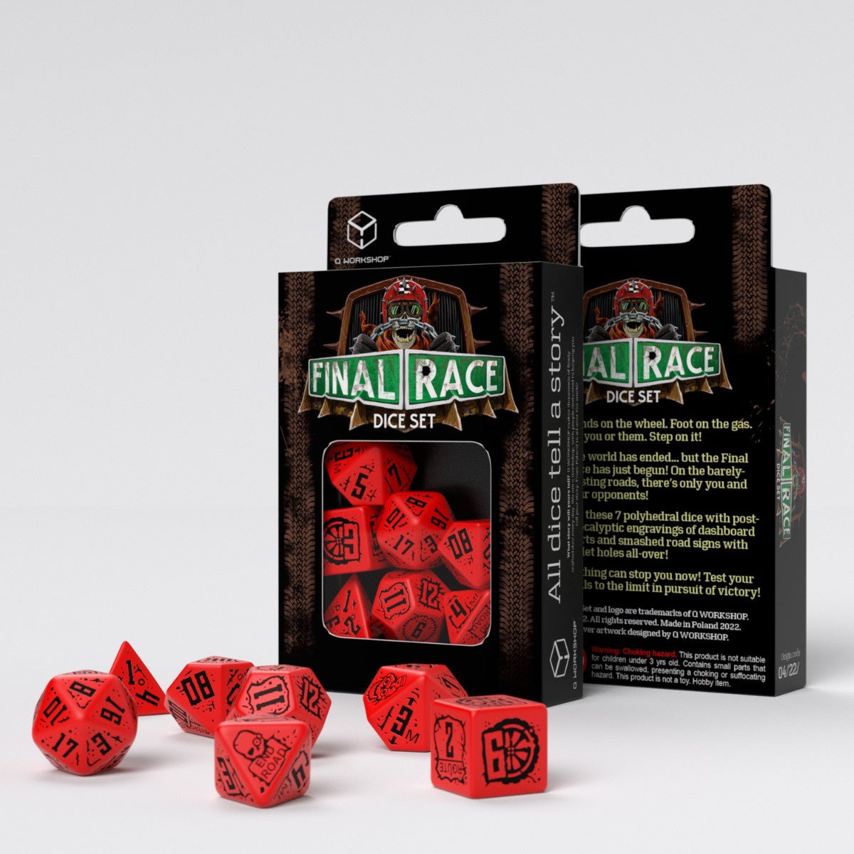 Q Workshop - Final Race - Engine Roar Dice Set 7 - Good Games