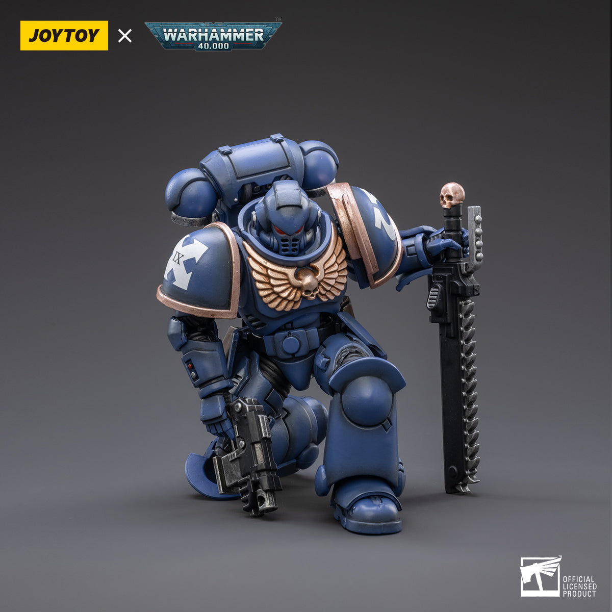 Warhammer Collectibles: 1/18 Scale Space Marines Ultramarines Outriders Brother Catonus - Good Games