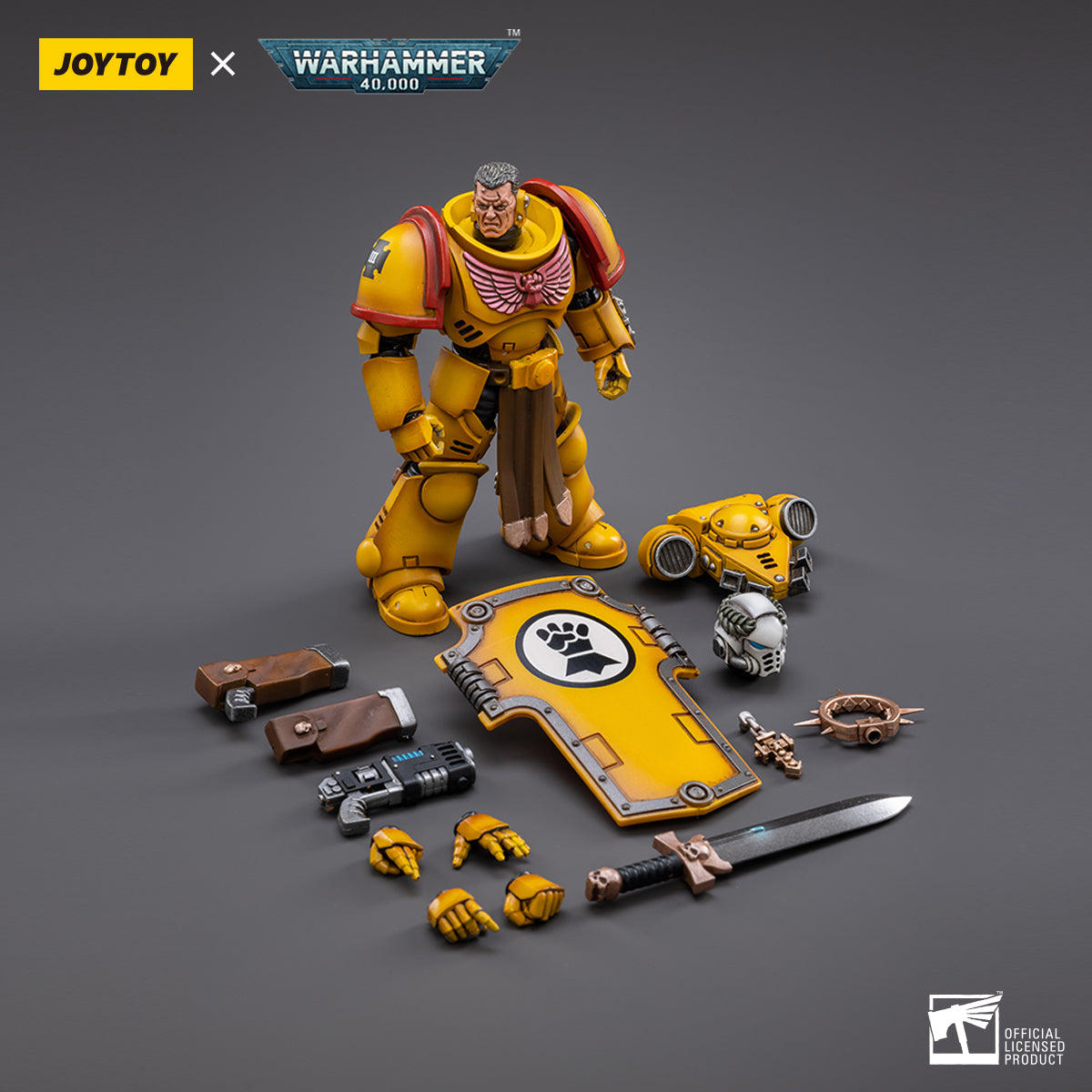 Warhammer Collectibles: 1/18 Scale Imperial Fists Veteran Brother Thracius - Good Games