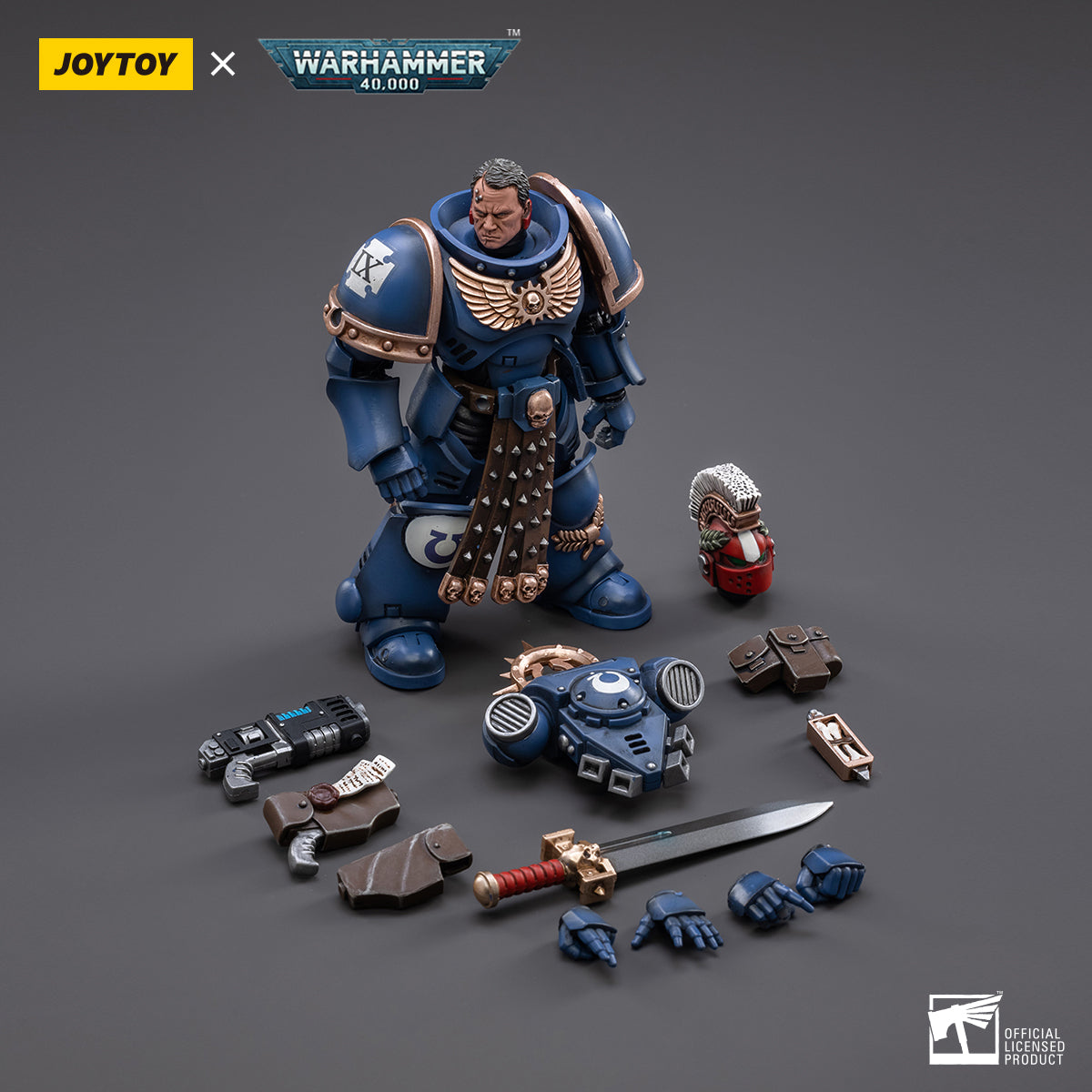 Warhammer Collectibles: 1/18 Scale Ultramarines Veteran Sergeant Icastus - Good Games