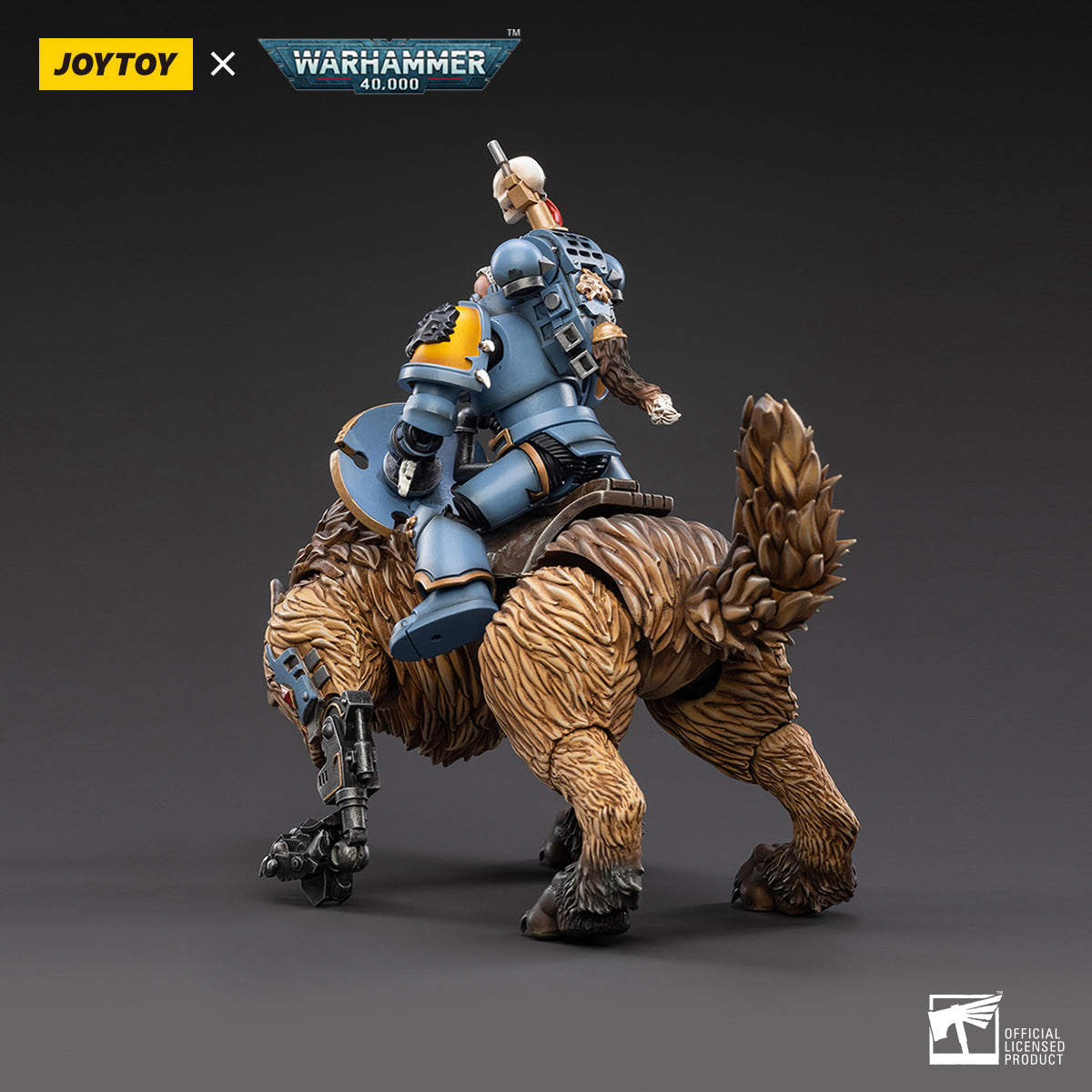 Warhammer Collectibles: 1/18 Scale Space Wolves Thunderwolf Cavalry Bjane - Good Games