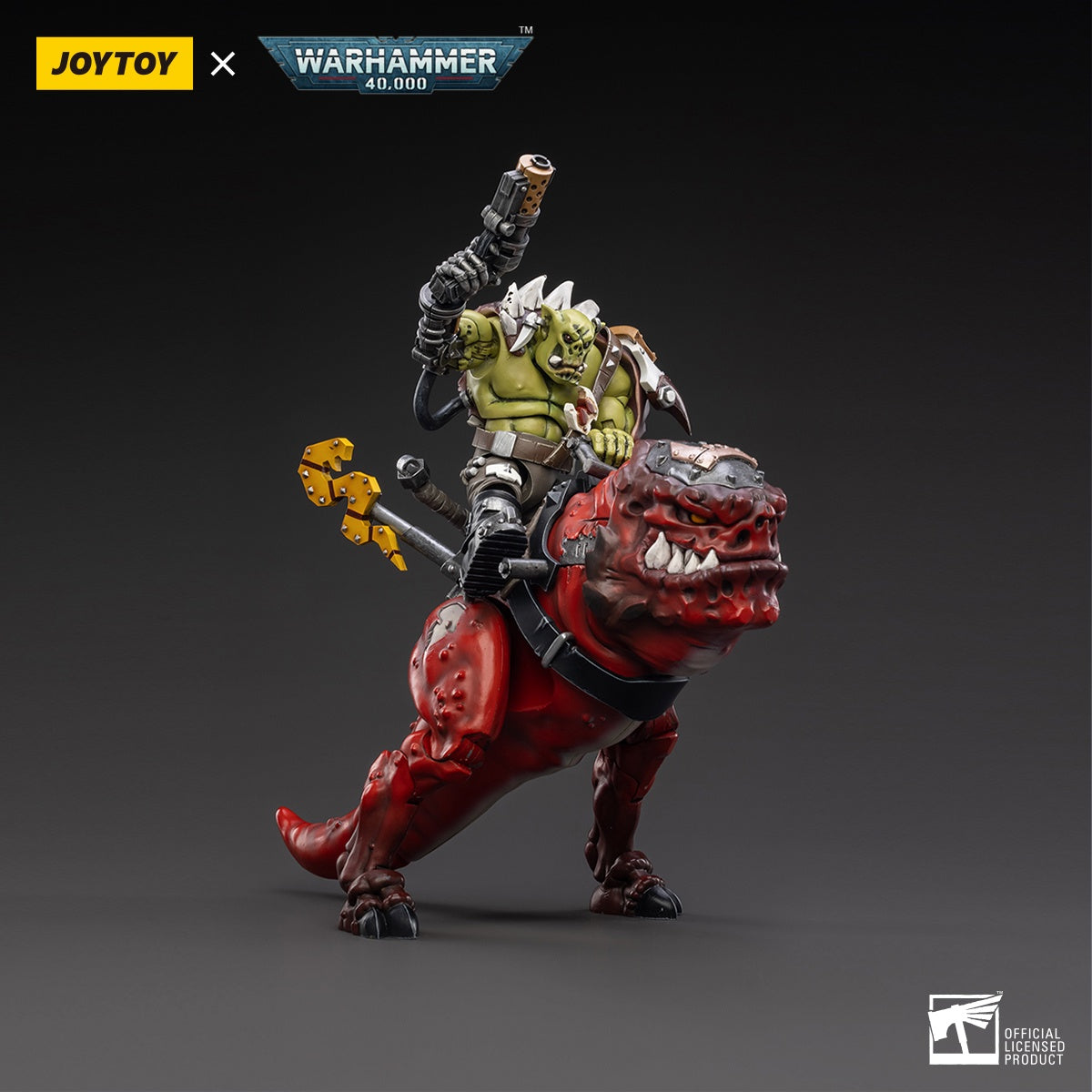 Warhammer Collectibles: 1/18 Scale Orks Squighog Nob On Smasha Squig - Good Games
