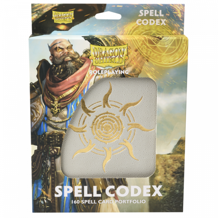 Dragon Shield - Roleplaying Spell Codex Ashen White - Good Games