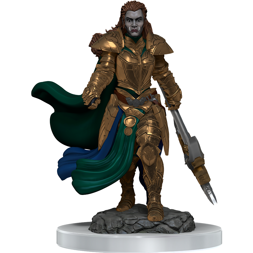 Dungeons & Dragons Nolzurs Marvelous Miniatures Orc Fighter Female - Good Games