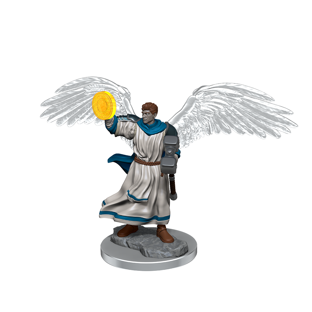 Dungeons & Dragons Nolzurs Marvelous Unpainted Miniatures Aasimar Cleric Male - Good Games
