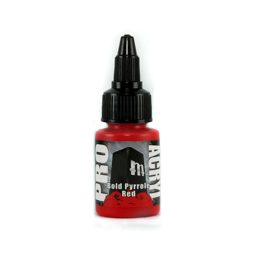 Monument Pro Acryl Paint- Bold Pyrrole Red 22ml - Good Games